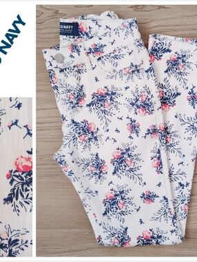 Old Navy Floral Rockstar Jeggings